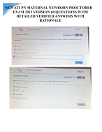 Actual ATI PN Maternal Newborn Retake Proctored Exam 2023–2025 NGN | 60 Verified Questions & Rationales