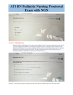 Top-Pass ATI RN Pediatric Nursing Retake Proctored Exam 2023–2025 NGN | 70 Real Questions & Verified Rationales