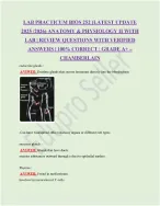 LAB PRACTICUM BIOS 252 (LATEST UPDATE 2025 /2026) ANATOMY and ...