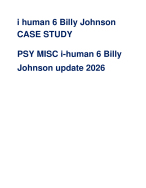 i human 6 Billy Johnson        CASE STUDY      PSY MISC i-human 6 Billy Johnson update 2026