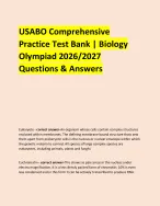 USABO Comprehensive Practice Test Bank | Biology Olympiad 2026/2027 ...