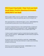 NYLE Exam Prep Guide | New York Law Exam Study Notes, Practice ...