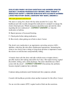 EVOLVE HESI PHARM 100 EXAM QUESTIONS AND ANSWERS UPDATED 2026