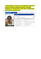 I-HUMAN WEEK 3 NURS 6512 2026 REGINA RICARDO 65-YEAR-OLD FEMALE PRESENTING WITH TROUBLE SLEEPING AT