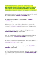 IRONWORKER NCCER 100 EXAM QUESTIONS AND ANSWERS UPDATED 2026 VERIFIED ANSWERS ACTUAL UPDATED PRACTI