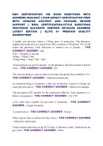 MAP CERTIFICATION 100 EXAM QUESTIONS WITH - DocMerit