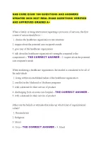 NAB CORE EXAM 190 QUESTIONS AND ANSWERS UPDATED 2026 2027 REAL EXAM QUESTIONS VERIFIED AND APPROVED