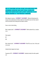 NR 511 MIDTERM ACTUAL EXAM 100 QUESTIONS AND ANSWERS UPDATED 2026 2027 FINAL COMPLETE PRACTICE QUE