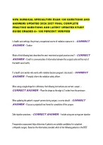 NIFA SURGICAL SPECIALTIES EXAM 120 QUESTIONS AND ANSWERS UPDATED 2026 2027 FINAL COMPLETE PRACTICE