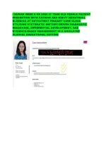 I HUMAN WEEK 8 NR 2026 27 YEAR OLD FEMALE PATIENT PRESENTING WITH ...