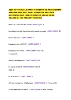 A321 KSV ACTUAL EXAM 110 QUESTIONS AND ANSWERS UPDATED 2026 2027 FINAL COMPLETE PRACTICE QUESTIONS