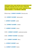 CAPSTONE FINAL EXAM REVIEW 200 QUESTIONS AND ANSWERS UPDATED 2026 2027 FINAL COMPLETE PRACTICE QUES