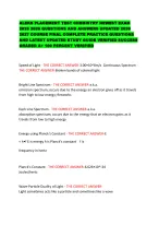 ALEKS PLACEMENT TEST CHEMISTRY NEWEST EXAM 2025 2026 QUESTIONS AND ...