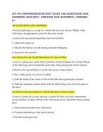 ATI PN COMPREHENSIVE EXIT EXAM 180 QUESTIONS AND  ANSWERS 2026/2027. VERIFIED AND ANSWERS || GRADED