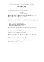 MAT College Algebra Test Paper