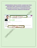 COMPREHENSIVE VIRTUAL PATIENT I-HUMAN CASE STUDY: NEW-ONSET RASH | Systematic Evaluation
