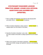 STATIONARY ENGINEER LICENSE PRACTICE GRADE 4 - DocMerit