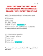 NBRC TMC PRACTICE TEST BANK 2026 QUESTIONS AND ANSWERS | WITH EXPERT ...