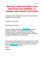 WGU D027 PRACTICE EXAM 2 2026  QUESTIONS AND ANSWERS | A+  GRADED | WITH EXPERT SOLUTIONS