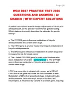 WGU D027 PRACTICE TEST 2026  QUESTIONS AND ANSWERS | A+  GRADED | WITH EXPERT SOLUTIONS