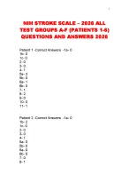 NIHSTROKESCALE–2026ALL TESTGROUPSA-F(PATIENTS1-6) QUESTIONSANDANSWERS2026