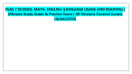 TEAS 7 SCIENCE, MATH, ENGLISH (LANGUAGE USAGE AND READING) | Ultimate Study Guide & Practice Exam