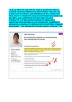 I HUMAN  WEEK 10 NUR 2026 68  YEAR OLD HISPANIC FEMALE  ELEANOR MARTINEZ PRESENTING WITH POORLY CON