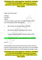 Lewis Medical Surgical Nursing 11th Edition Test Bank Chapters 30–47