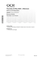 OCR A Level Geography  H481/02 Human interactions  Resource Booklet