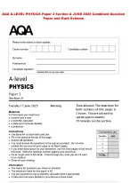 AQA A-LEVEL PHYSICS Paper 3 Section A JUNE 2025 - DocMerit