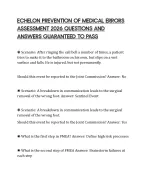 ECHELON PREVENTION OF MEDICAL ERRORS EXAM SCRIPT 2026 COMPLETE QUESTIONS AND SOLUTIONS