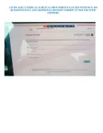 Here is the ATI RN Adult Medical Surgical (Med-Surg) Proctored Exam with NGN 2023 New 2026 Version,...
