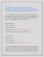 ATLS POST-TEST EXAM | ACTUAL EXAM WITH FREQUENTLY TESTED 250 QUESTIONS AND CORRECT DETAILED ANSWERS