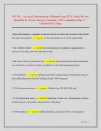 NR 565 – Advanced Pharmacology Midterm Exam 2026 | Actual Review Questions & Correct Answers