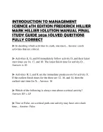 INTRODUCTION TO MANAGEMENT SCIENCE 6TH EDITION FREDERICK HILLIER MARK HILLIER SOLUTION MANUAL FINAL