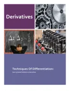 Techniques Of Differentiation:2