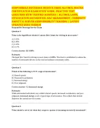 RBS Alcohol Server Certification Exam Prep 2026 | Responsible Beverage Service Study Guide