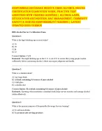 RBS Alcohol Server Certification Exam Prep 2026 | Responsible Beverage Service Study Guide