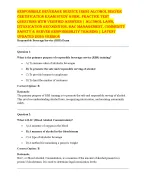 RBS Alcohol Server Certification Exam Prep 2026 | Responsible Beverage Service Study Guide