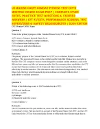 USMC Combat Fitness Test (CFT) Exam Prep 2026 | Study Guide & Practice Questions