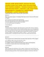 Virginia HIC License Exam Study Guide 2026 | Home Improvement Contractor Prep