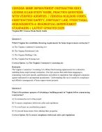 Virginia HIC License Exam Study Guide 2026 | Home Improvement Contractor Prep