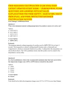 FOOD MANAGER CERTIFICATION EXAM BUNDLE 2026 | COMPLETE FOOD SAFETY & HACCP PREP PACK
