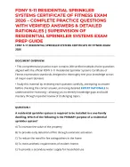 FDNY S-11 RESIDENTIAL SPRINKLER SYSTEMS CERTIFICATE OF FITNESS EXAM 2026