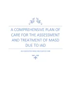 MASD DUE TO IAD AND PLAN OF CARE