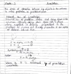 Physics  ch -  3   Gravitation