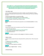 WGU D027 OA – ADVANCED PRACTICE TEST (FULL&REALISTIC QUESTIONS AND ...