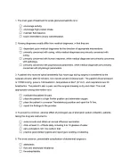 Medical surgical nursing exam