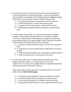 community health nursing exam
