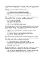 Diabetes Mellitus NCLEX Practice
